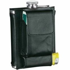 Marsupial Black Combination Liquor Flask by Visol