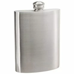 Gleam Satin Pewter Liquor Flask by Visol