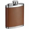 Robert Brown Leather Liquor Flask by Visol