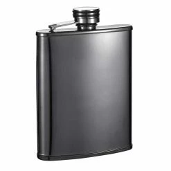 Outlaw II Gunmetal Tall Liquor Flask by Visol