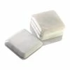 Square White Marble Taper Coasters (4-Pieces) by Mascot Hardware