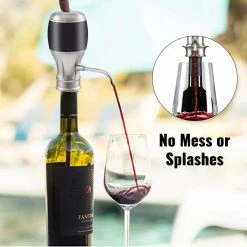 Electric Wine Dispenser Silver 1-Button Wine Aerator Dispenser Automatic Wine Aerator Electric Wine Decanter by VEVOR 12 Electric Wine Dispenser Silver 1-Button Wine Aerator Dispenser Automatic Wine Aerator Electric Wine Decanter by VEVOR -Bar Accessories Sales wine aerators djqddhjpqj ddy001v0 1f 1000