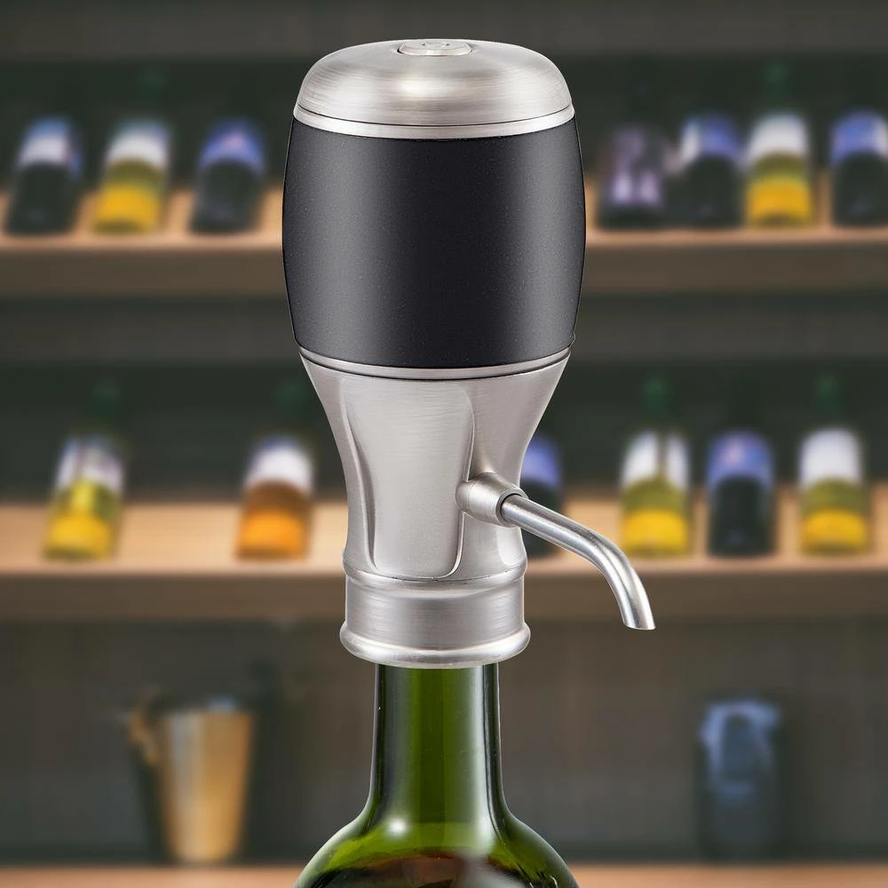 Electric Wine Dispenser Silver 1-Button Wine Aerator Dispenser Automatic Wine Aerator Electric Wine Decanter by VEVOR 8 Electric Wine Dispenser Silver 1-Button Wine Aerator Dispenser Automatic Wine Aerator Electric Wine Decanter by VEVOR - Image 8