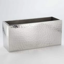 Bottle Chiller 12.5 qt. 4-Bottle Silver Metallic Stainless Steel Wine Chiller by AM American METALCRAFT, Inc.