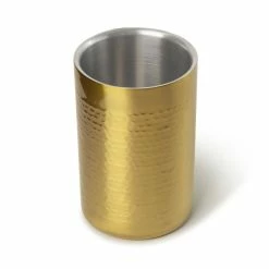 1-Bottle Matt Gold Belaire Wine Cooler by GAURI KOHLI -Bar Accessories Sales wine chillers gk41006 1f 1000