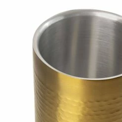 1-Bottle Matt Gold Belaire Wine Cooler by GAURI KOHLI -Bar Accessories Sales wine chillers gk41006 fa 1000