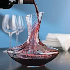 Allure 47.25 oz. Aerating Decanter by Wine Enthusiast -Bar Accessories Sales wine enthusiast decanters 761 72 4f 1000