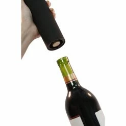 Pro Electric Wine Bottle Opener with Wine Pourer, Stopper, Foil Cutter and Elegant Recharging Stand, in Black by Unbranded -Bar Accessories Sales wine openers ow04a 40 1000