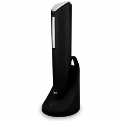 Pro Electric Wine Bottle Opener with Wine Pourer, Stopper, Foil Cutter and Elegant Recharging Stand, in Black by Unbranded -Bar Accessories Sales wine openers ow04a 66 1000
