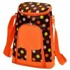 2-Bottle Julia Dot Insulated Wine Tote and Cheese Set by Unbranded