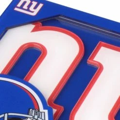 NFL New York Giants 3D Logo 2-Piece Assorted Colors Acrylic Coasters by YouTheFan -Bar Accessories Sales youthefan cocktail sets 2503509 4f 1000