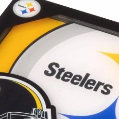 NFL Pittsburgh Steelers 3D Logo 2-Piece Assorted Colors Acrylic Coasters by YouTheFan -Bar Accessories Sales youthefan cocktail sets 2503530 4f 1000