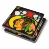 NHL Chicago Blackhawks 3D Logo 2-Piece Assorted Colors Acrylic Coasters by YouTheFan