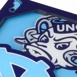 NCAA North Carolina Tar Heels 3D Logo 2-Piece Assorted Colors Acrylic Coasters by YouTheFan -Bar Accessories Sales youthefan cocktail sets 8499450 4f 1000