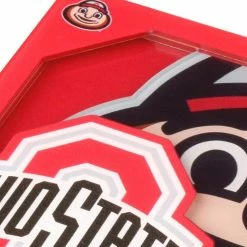 NCAA Ohio State Buckeyes 3D Logo 2-Piece Assorted Colors Acrylic Coasters by YouTheFan -Bar Accessories Sales youthefan cocktail sets 8499474 4f 1000