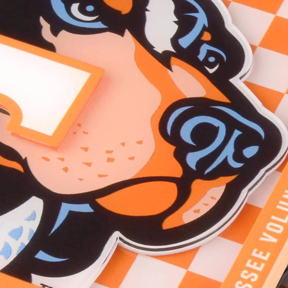 NCAA Tennessee Volunteers 3D Logo 2-Piece Assorted Colors Acrylic Coasters by YouTheFan 3 NCAA Tennessee Volunteers 3D Logo 2-Piece Assorted Colors Acrylic Coasters by YouTheFan - Image 3