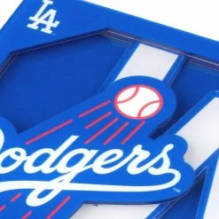 MLB Los Angeles Dodgers 3D Logo 2-Piece Assorted Colors Acrylic Coasters by YouTheFan -Bar Accessories Sales youthefan cocktail sets 8499764 4f 1000