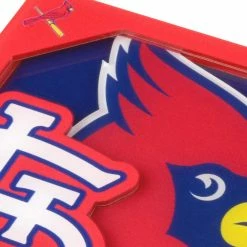 MLB St. Louis Cardinals 3D Logo 2-Piece Assorted Colors Acrylic Coasters by YouTheFan -Bar Accessories Sales youthefan cocktail sets 8499849 4f 1000
